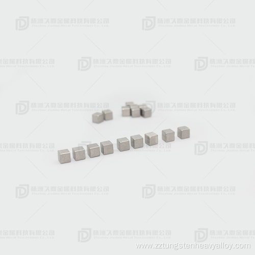Tungsten alloys cubes of all sizes